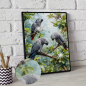 Preview: Diamond Painting Graupapageien